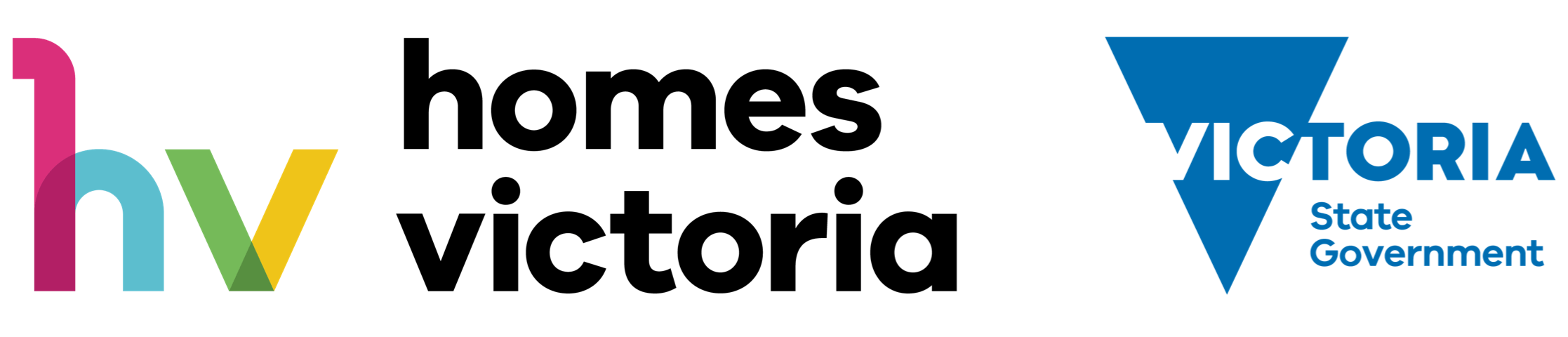 Homes Victoria & Victoria State Government Logo